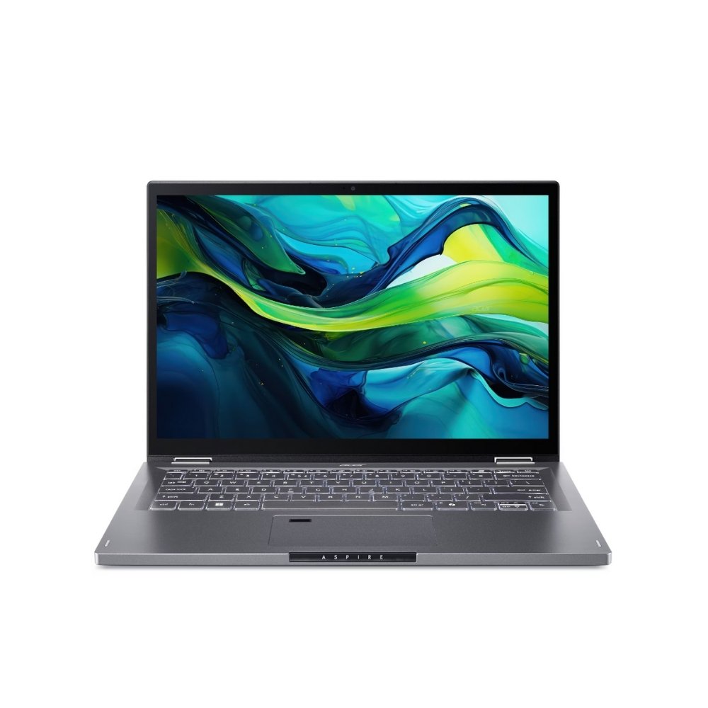 Acer Aspire Spin 14 | Intel Core 5 120U | 8GB LPDDR5 | 512GB NVMe SSD | 14″ WUXGA IPS Touch Display With Pen | Win 11 | Finger Print | Steel Gray - Image 3