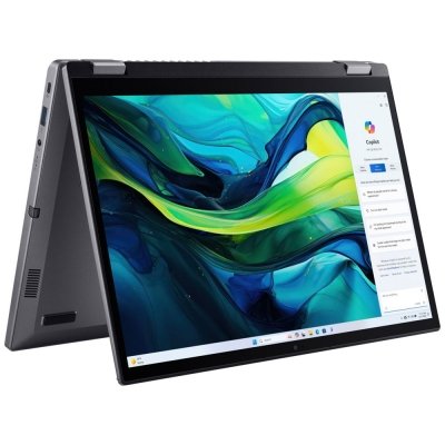 Acer Aspire Spin 14 | Intel Core 5 120U | 8GB LPDDR5 | 512GB NVMe SSD | 14″ WUXGA IPS Touch Display With Pen | Win 11 | Finger Print | Steel Gray