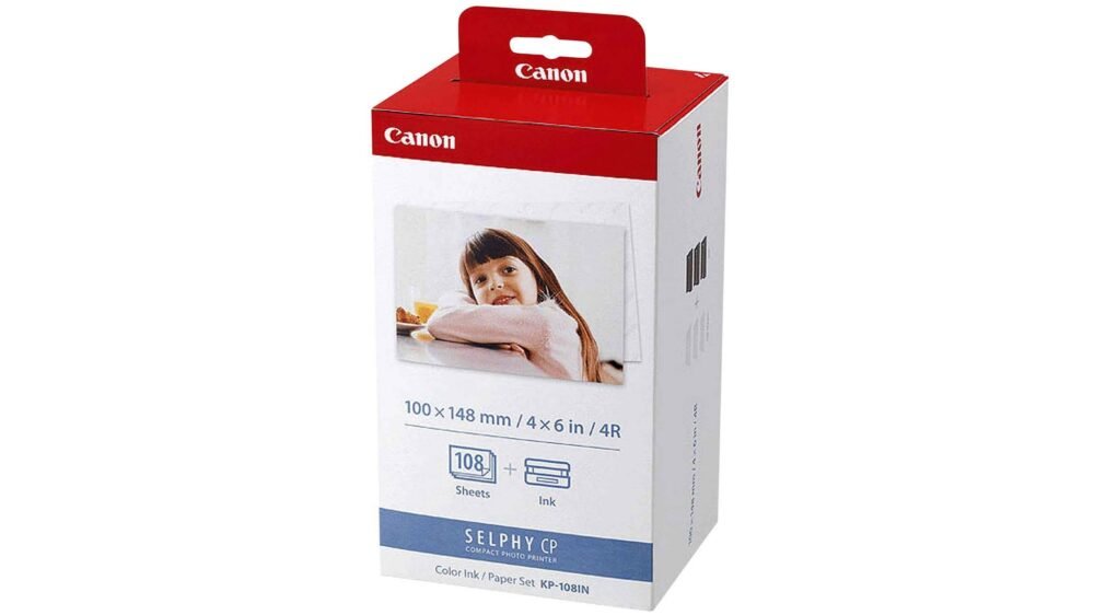 Canon KP-108IN Ink/Paper Pack 108 Sheets Selphy Paper
