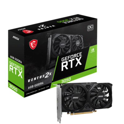 MSI GeForce RTX™ 3050 VENTUS 2X 6G OC 6GB Graohics Card