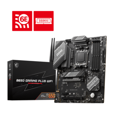 MSI MAG B650 GAMING PLUS WIFI DDR5 AMD Motherboard