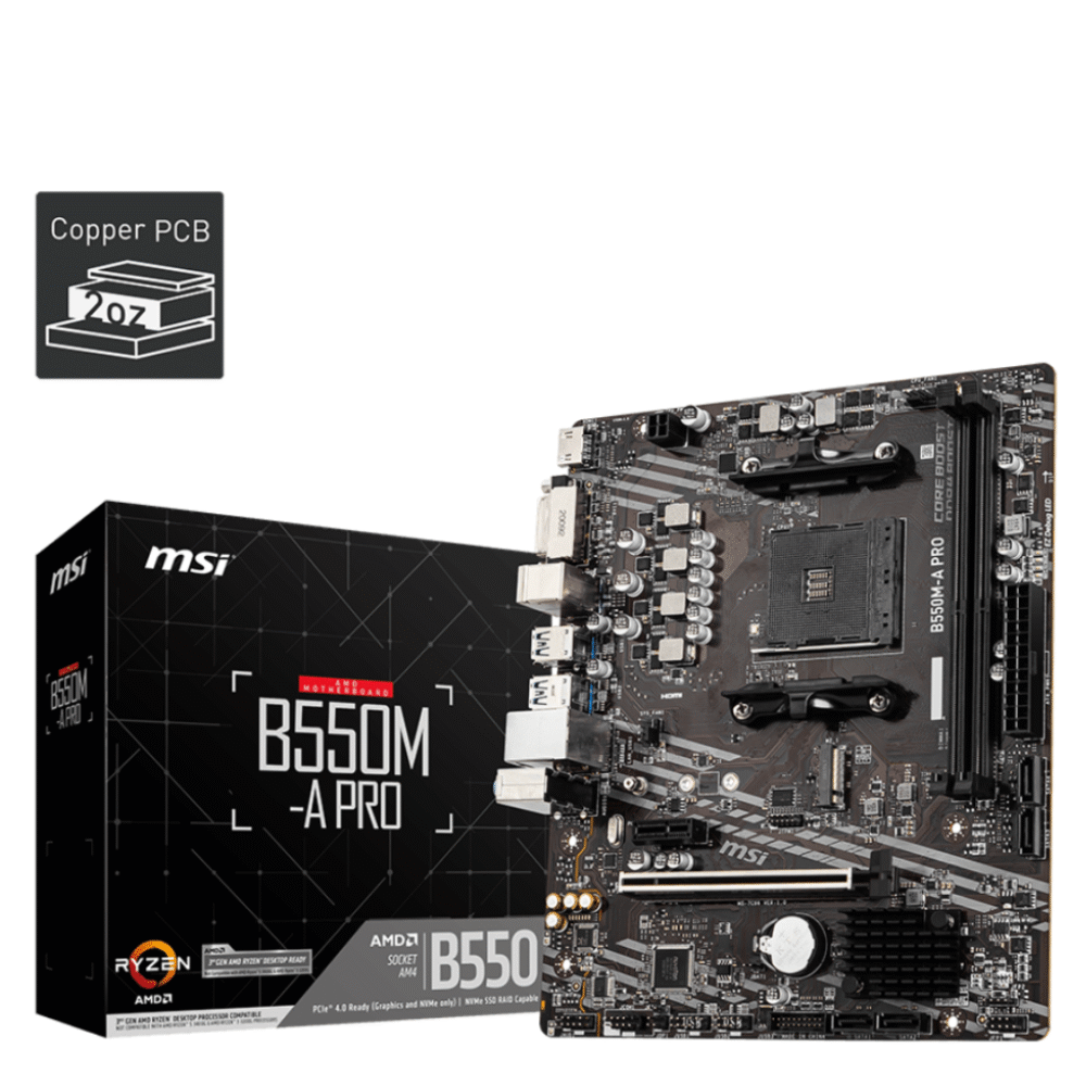 MSI B550M-A PRO DDR4 AMD Motherboard