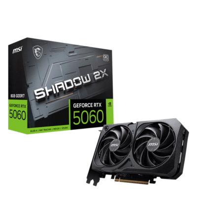 MSI GeForce RTX™ 5060 8G SHADOW 2X OC 8GB Graphics Card