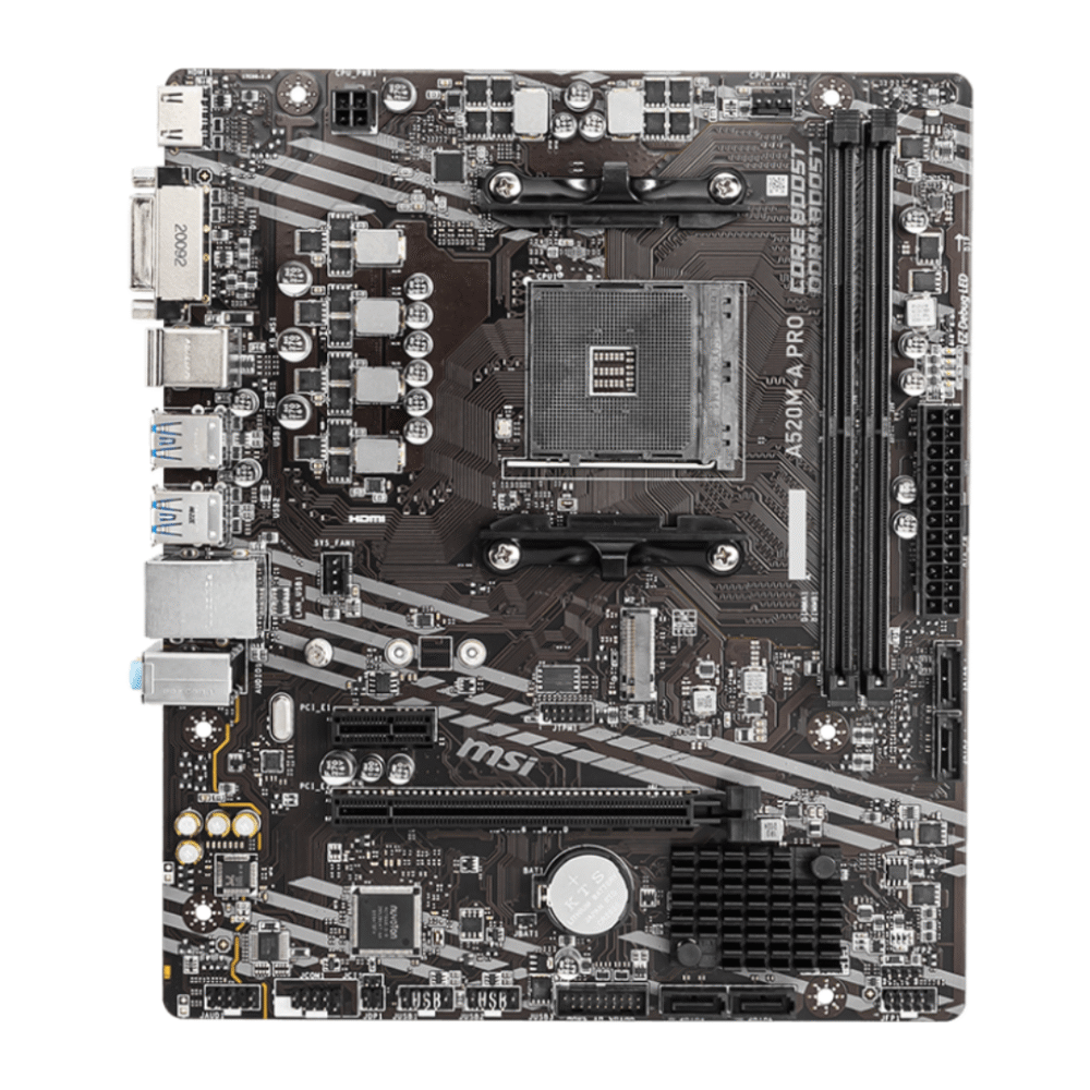 MSI A520M-A PRO DDR4 AMD Motherboard - Image 2