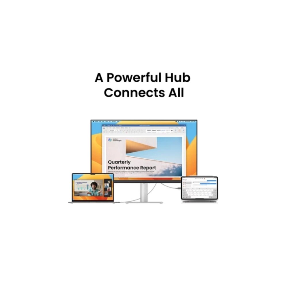 BenQ MA320U Matte Monitor for MacBook 32" 4K IPS Display | 99% sRGB & 97% P3 | HDR10 & VESA DisplayHDR 600 | 550 nits | 1.07B Colors | 60Hz | 2 x 3W Speaker | 2 x HDMI 2.0, 1 x USB-C (90W PD), 2 x USB-A, 1 x USB-C | Pivot & Height Adjust - Image 3