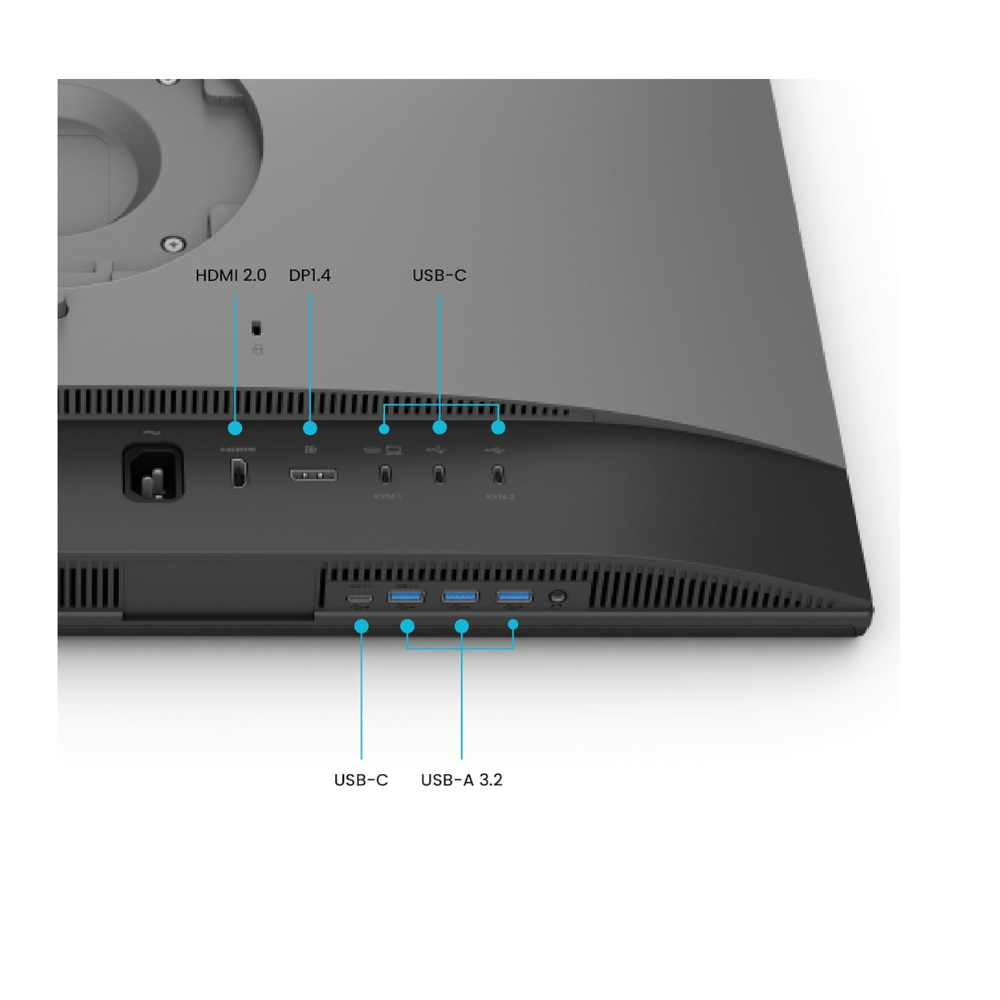 BenQ PD2706QN 27" 2K Monitor | 2560x1440 | IPS Panel | 100Hz | 100% sRGB | Built-in Speaker | Height Adjustable - Image 3