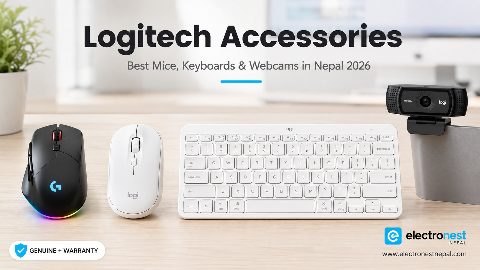 Logitech accessories sale in Nepal