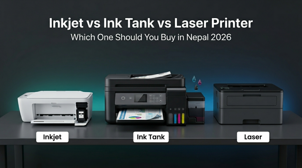 Inkjet vs Ink Tank vs Laser Printer