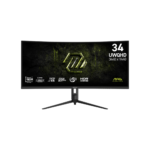 MSI MAG 342CQRF E20 34-Inch | Rapid VA | 200Hz | UWQHD | 88% aRGB/ 90% DCI-P3/ 110% (CIE1976 Standard) sRGB | HDMI, DisplayPort, Headphone Out | Tilt, Swivel, Pivot, Height Adjustable | Eye-Care Technology | 1 Year Warranty Monitor