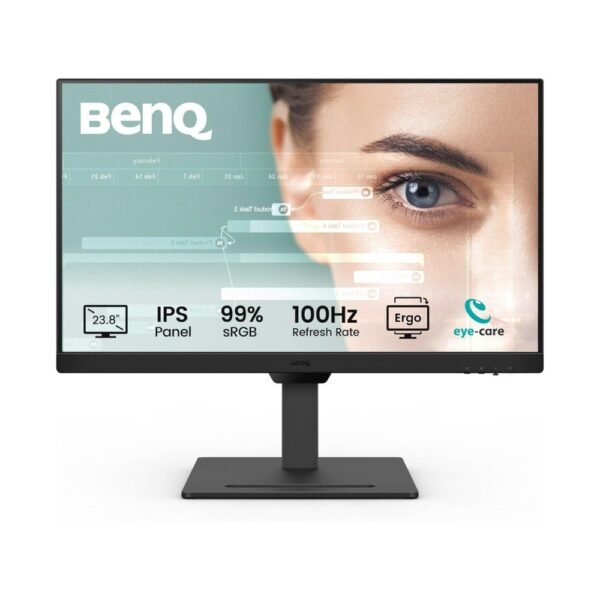 BenQ GW2490T 24" FHD Monitor | 1920x1080 | IPS Panel | 100Hz Refresh Rate | 99% sRGB | 1-Year Warranty