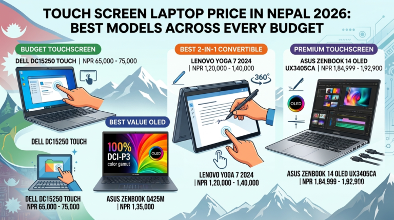 touch screen laptop price in nepal